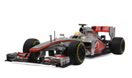 2013F1迈凯轮-梅赛德斯6号 佩雷兹 赛车模型 迷你切 1:18 银色
