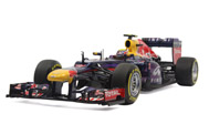 2013红牛F1 2号 韦伯 红牛-雷诺车队 赛车模型 迷你切 1:18 蓝色