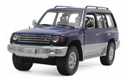 1998三菱帕杰罗4门  汽车模型  太阳星 1：18 蓝色