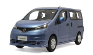 郑州日产NV200  汽车模型 原厂 1:18银蓝色  1023010