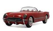 1954年克尔维特敞篷 汽车模型 autoart 1:18 红色 71082