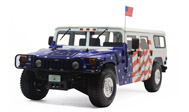 悍马H1 美国副总统 戈尔Gore 国旗版 HUMMER H1越野车模型