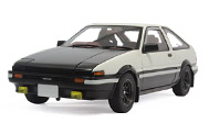 丰田AE86 藤原豆腐店 头文字D 汽车模型 AUTOART 1:18  白黑双色 78797