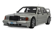 奔驰190E 2.5-16V EV02  汽车模型 autoart 76133 1:18 银色
