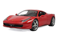 法拉利458 汽车模型 风火轮 1:18 红色 T6917