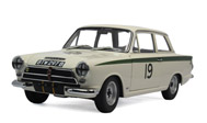 1964年莲花 MKI 22# 汽车模型 autoart 1：18 米白色 86439 特价