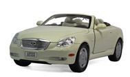 雷克萨斯SC430 汽车模型 威利 1:24 米白色 22439W