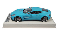 阿斯顿马丁 ONE-77 汽车模型 意大利 Tecnmodel 1:18 蓝绿色