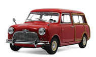 Morris Mini Traneller 莫里斯 旅行客车 加长迷你 汽车模型 京商 1:18红色