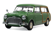 Morris Mini Traneller 莫里斯 旅行客车 加长迷你 汽车模型 京商 1:18 绿色