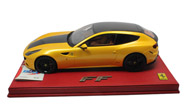 法拉利FF 汽车模型 意大利BBR 1:18 黄色黑条 限量20台