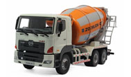中联水泥搅拌车 工程车模型 中联重科原厂1:38 10立方米 白橙双色