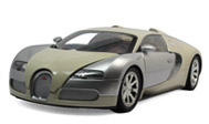 布加迪威龙 汽车模型 1:18 迷你切minichamps 100110854 蓝白双色