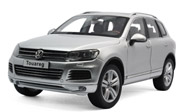 2010新款大众途锐 汽车模型 京商 1:18 银色 08822CS-C
