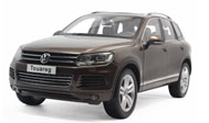 2010新款大众途锐 汽车模型 京商 1:18 咖啡色 08822GBR-C