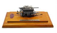 1956年玛莎拉蒂300S 发动机模型 德国CMC 1：18 M-110 银色