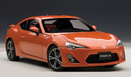 丰田86GT 汽车模型 奥拓autoart 1:18 橙色 78771