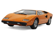 兰博基尼LP400  汽车模型 奥拓autoart 1:18 橙色 74647