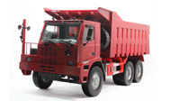 重汽矿山霸王重型自卸车 工程车模型 原厂 1:24 红色