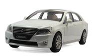 2012新款丰田皇冠 汽车模型 原厂 1:18 白色