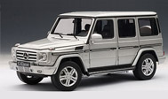 2012款奔驰G500 汽车模型 1：18 autoart 76217 银色