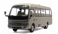一汽丰田考斯特客车 柯斯达 TOYOTA COASTER 汽车模型 丰田原厂 1:24 金色