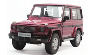 奔驰G500 SWB 1998短款 汽车模型 奥拓autoart 1:18 76113 红色