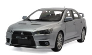 三菱蓝瑟 翼豪陆神 汽车模型 1:18 东南三菱原厂 EVO 10代	