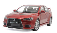 三菱蓝瑟 翼豪陆神 汽车模型 1:18 东南三菱原厂 EVO 10代 红色