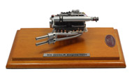 奔驰300SLR发动机1955 汽车模型 德国CMC 1:18 银色 M-120
