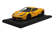 法拉利458 Speciale高端仿真车模型  意大利BBR 1:18 金橙色