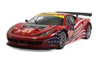 精细版法拉利458GT2 国旗版 汽车模型 1:18 风火轮BCT78花色