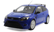 福特福克斯RS500 2010 汽车模型  迷你切 1:18 蓝色