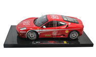 超精细版法拉利F430 CHALLENGE FERRARI限量14# 风火轮1:18 红色 K4146