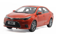 2014款广汽丰田雷凌 美版卡罗拉 1:18 原厂汽车模型  橙色