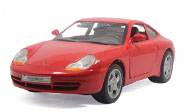 保时捷911 汽车模型 威利 1:18  红色