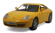 保时捷911 汽车模型 威利 1:18  黄色