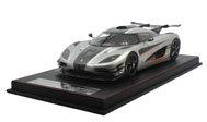 2014日内瓦车展Koenigsegg Agera One1 frontiart 1:18 银色