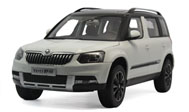 大众斯柯达 野帝 YETI   汽车模型 大众原厂1：18 白色