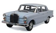 奔驰200 1966年 汽车模型 NOREV 1:18硬顶蓝色18357