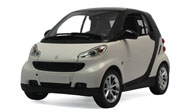 斯玛特Smart Fortwo (LHD) 2007 汽车模型 迷你切1：18白黑色150036302