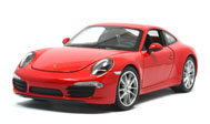 保时捷(911)卡雷拉 S  汽车模型1:24 威利FX 红色