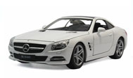 奔驰SL500   汽车模型1:24 威利FX 白色
