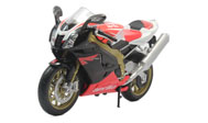 阿普利亚 RSV 1000R 摩托车模型 威利WELLY 1:10  白红双色