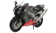 阿普利亚 RSV 1000R 摩托车模型 威利WELLY 1:10 黑色
