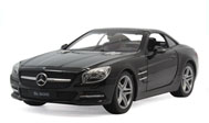 奔驰SL500 汽车模型1:24 威利FX 黑色