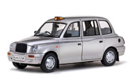 1998 TX1伦敦出租车 汽车模型 太阳星Sunstar1:18 银色 1125