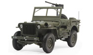 威利斯吉普MB 1942 军绿色带枪 NOREV 1:18 绿色