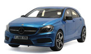 奔驰A250运动版2012  汽车模型 NOREV 1:18 金色蓝