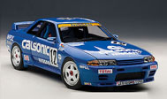 1990年尼桑天际线 GT-R R32 GROUP A autoart奥拓1:18蓝色98079
